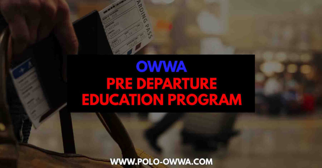 How to Join OWWA Pre-Departure Education Program (PDEP) | POLO-OWWA